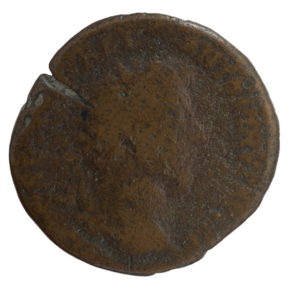 Sestertius of Marcus Aurelius (121–180; Roman emperor 161–180), issuer Lucius Verus (130–169; Roman