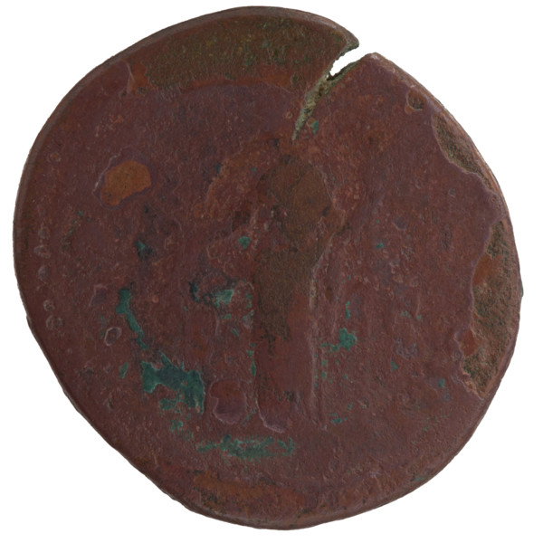 Sestertius of Marcus Aurelius (121–180; Roman emperor 161–180), issuer Marcus Aurelius. Obverse:
