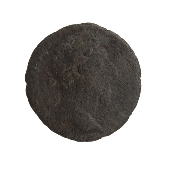 Head of Marcus Aurelius with a laurel wreath facing right, legend NINVS AVG - ARMENIACVS all