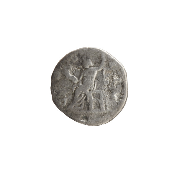 Denarius, Marcus Aurelius (121–180; Roman emperor 161–180), 170–171. Obverse: Head of Marcus