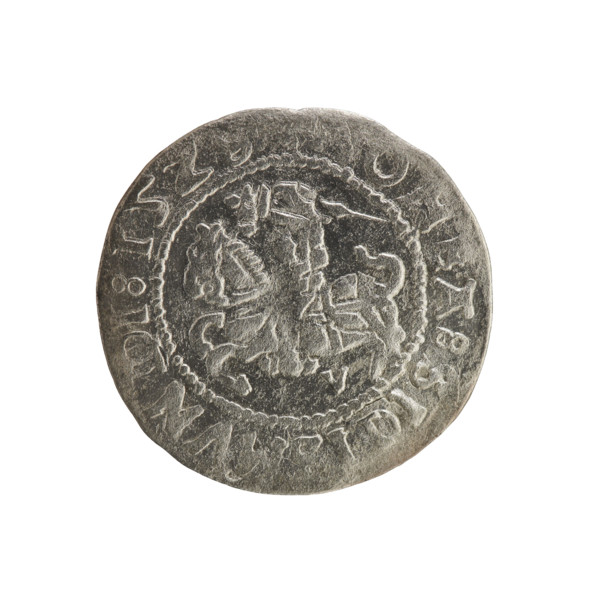 Lithuanian half-grosz, Sigismund I the Old (King of Poland; 1506–1548), 1520. Silver coin