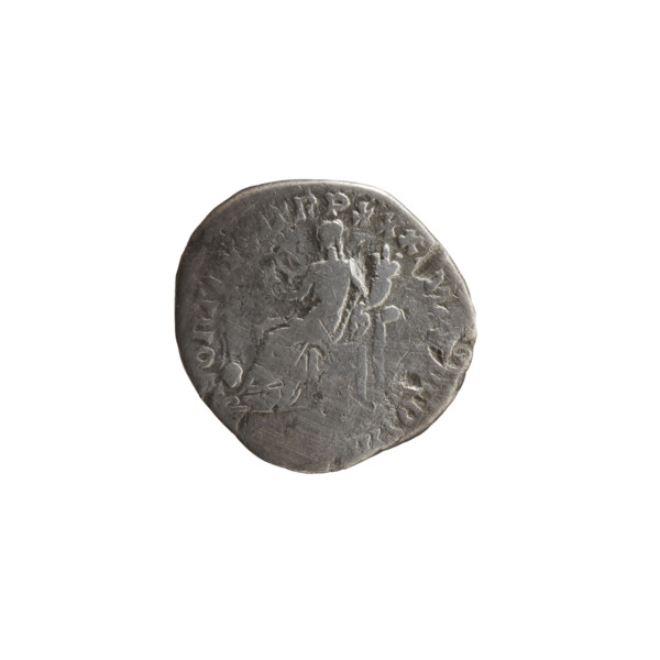 Denarius, Marcus Aurelius (121–180; Roman emperor 161–180), issuer. Obverse: Head of Marcus