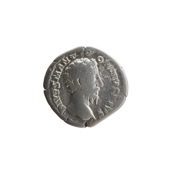 Denarius, Marcus Aurelius (121–180; Roman emperor 161–180), posthumously for Commodus (161–192;