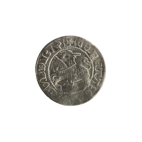 Lithuanian half-grosz, Sigismund I the Old (King of Poland; 1506–1548), R8 (rarity), Polish coin
