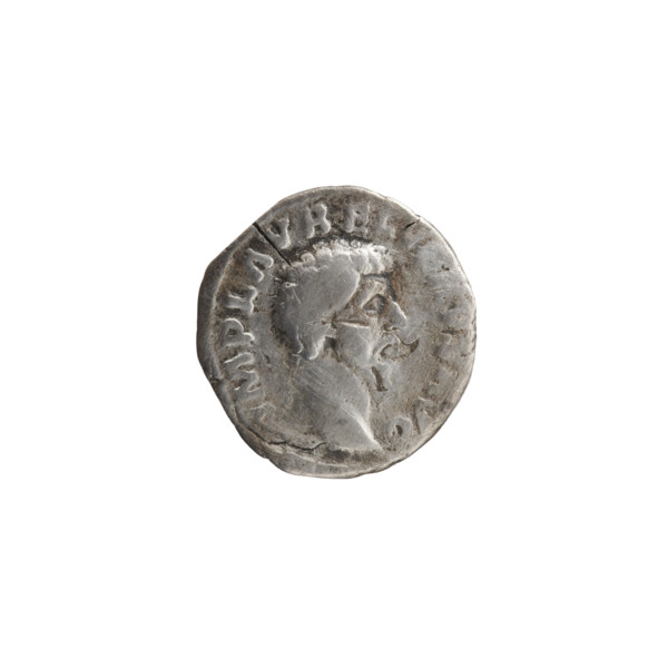Denarius of Lucius Verus (130–169; Roman emperor 161–169), issuer Lucius Verus. Obverse: Head of