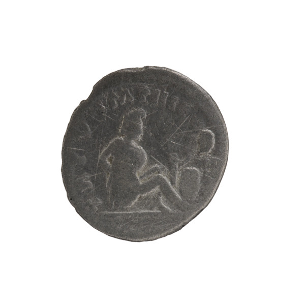 Denarius of Lucius Verus (130–169; Roman emperor 161–169), issuer: Lucius Verus. Obverse: Head of