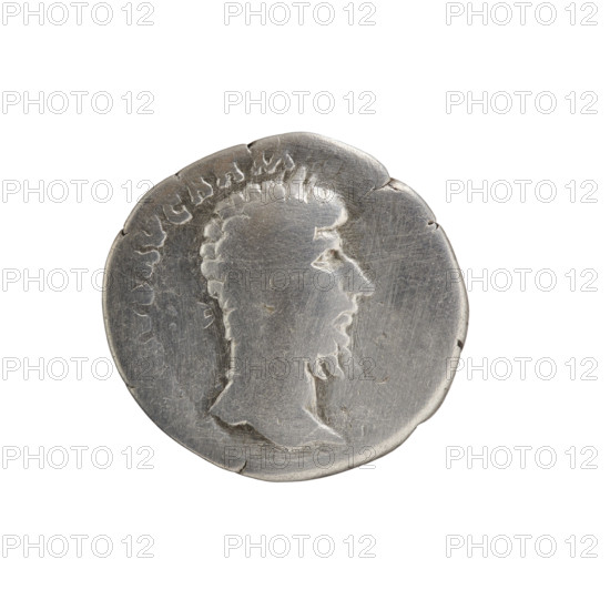 Denarius, Lucius Verus (130–169; Roman emperor 161–169), issuer: Lucius Verus. Obverse: Head of