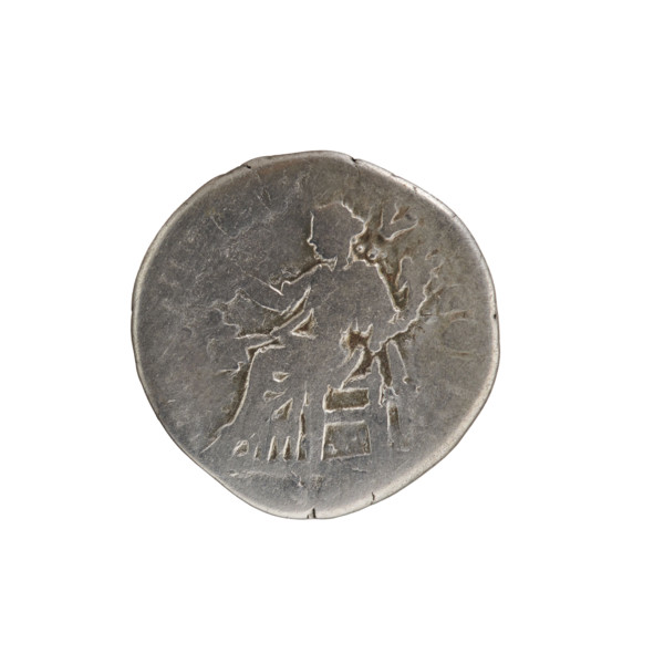 Denarius of Lucius Verus (130–169; Roman emperor 161–169), issuer: Lucius Verus. Obverse: head of