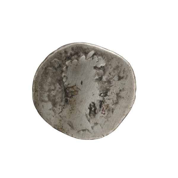 Denarius of Lucius Verus (130–169; Roman emperor 161–169), obverse: head of Lucius Verus in laurel