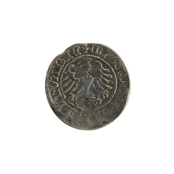Lithuanian half-grosz, Sigismund I the Old (King of Poland; 1506–1548), Jagiellon dynasty. Silver