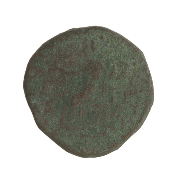 Sestertius of Lucius Verus (130–169; Roman emperor 161–169), Roman Empire (27 BC–476), Rome; coin,