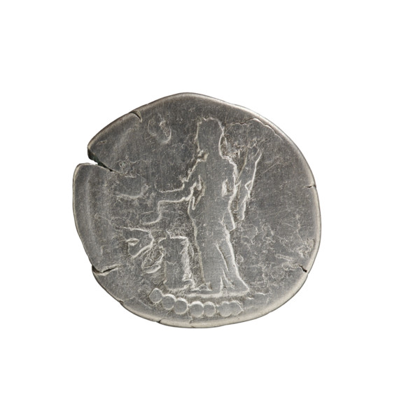 Denarius, Lucius Verus (130–169; Roman emperor 161–169) issuer; Lucilla (149–182; Roman empress