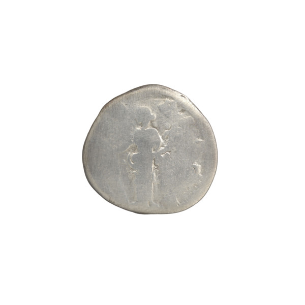 Denarius of Commodus (emperor 177–192; as caesar 175–177) issued under Marcus Aurelius (121–180;