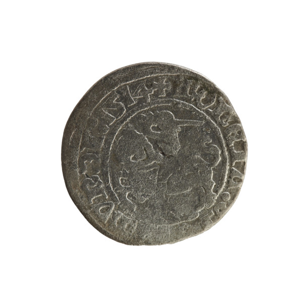 Lithuanian half-grosz, Sigismund I the Old (King of Poland; 1506–1548), 1514. Silver coin