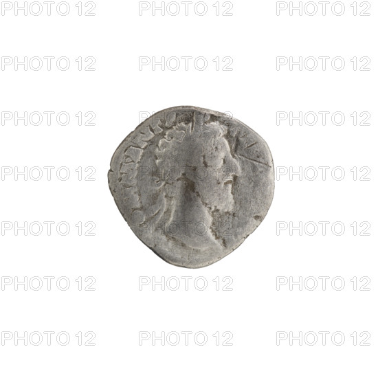Denarius, Commodus (161–192; Roman emperor 177–192), issuer: Commodus. Obverse: Head of Commodus in