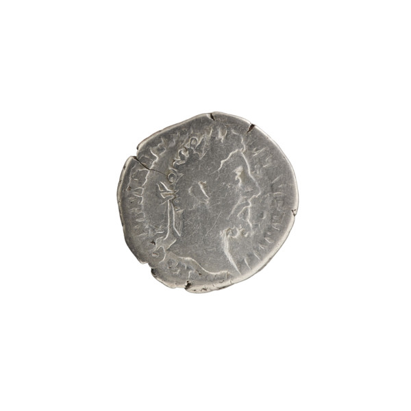 Denarius, Commodus (161–192; Roman emperor 177–192). Obverse: Head of Commodus in laurel wreath