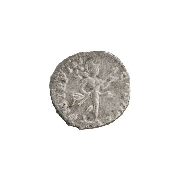 Denarius; obverse: Head of Septimius Severus in a laurel wreath facing right, inscription 'L SEPT