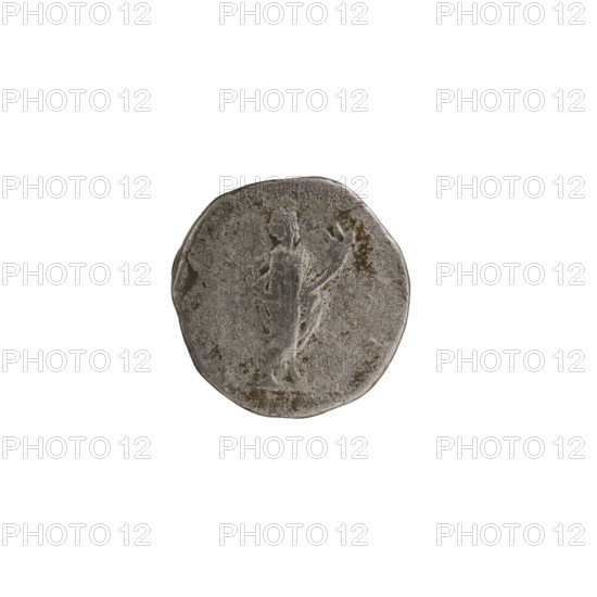 denarius (hybrid); personifications; Septimius Severus (Roman emperor, 146–211) — iconography;