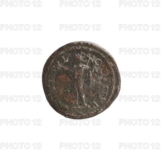 denarius (hybrid, subaerate); Roman deities; Sol (mythology); Septimius Severus (Roman emperor;