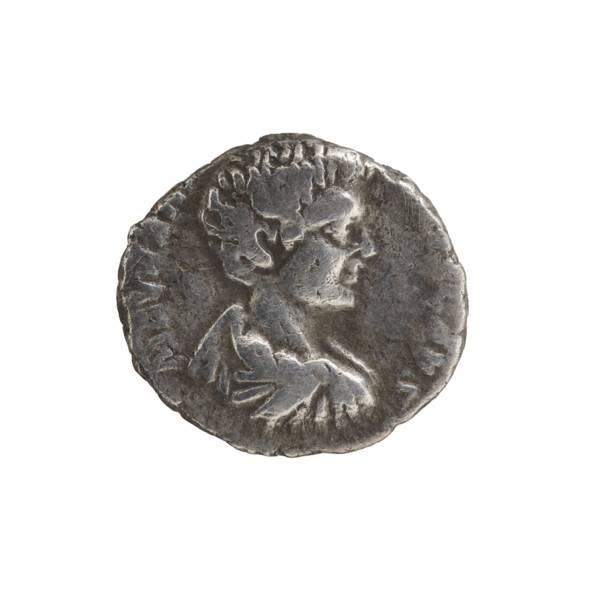 Denarius, Caracalla (188–217; Roman emperor 198–217), (Caesar). Obv.: MAVRAN, CAES — Bust of young