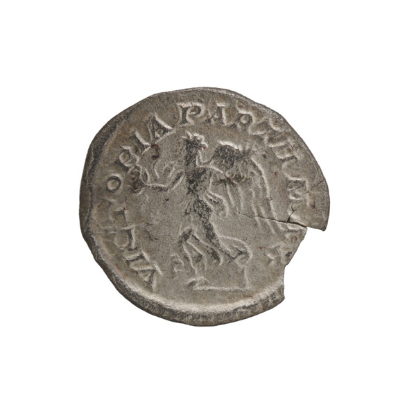 Denarius of Caracalla (188–217; Roman emperor 198–217). Obverse: ANTONINVS PIVS AVG — bust of