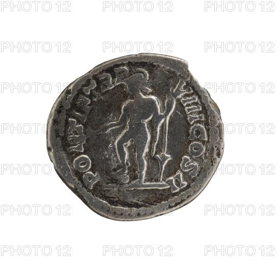 Denarius, Caracalla (188–217 CE; Roman emperor 198–217). Obverse: ANTONINVS PIVS AVG — Bust of