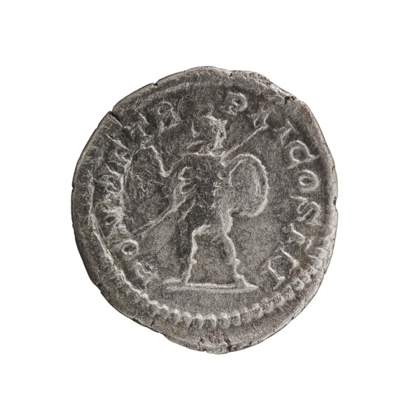 Denarius, Caracalla (188–217; Roman emperor 198–217). Obverse: ANTONINVS PIVS AVG — head of