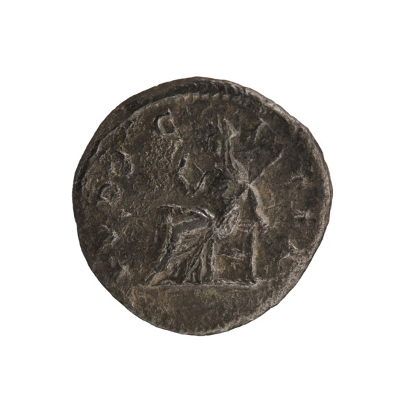 Denarius, Elagabalus (reigned 218–222). Obverse: IVLIA MAESA AVG — draped bust of Julia Maesa