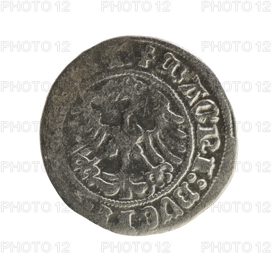 Lithuanian half-grosz, Sigismund I the Old (King of Poland; 1506–1548), Jagiellon dynasty. Obverse: