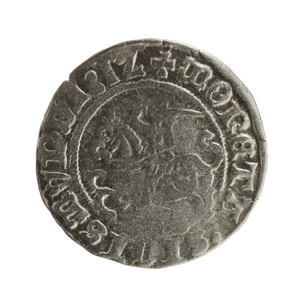 Lithuanian half-grosz, Sigismund I the Old (King of Poland; 1506–1548), Jagiellon dynasty. Coin