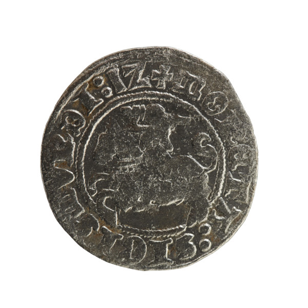 Lithuanian half-grosz, Sigismund I the Old (King of Poland; 1506–1548), Jagiellon dynasty. Obverse: