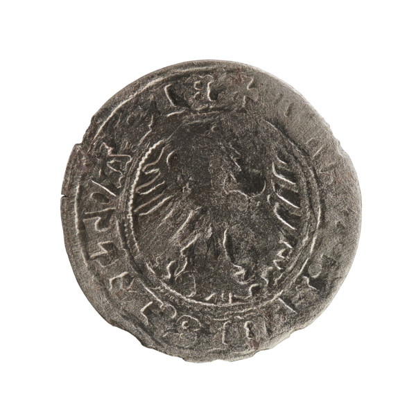 Lithuanian half-grosz, Sigismund I the Old (King of Poland; 1506–1548), Jagiellon dynasty. Obverse: