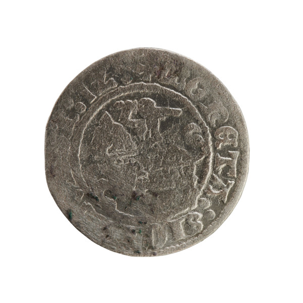 Lithuanian half-grosz, Sigismund I the Old (King of Poland; 1506–1548), Jagiellon dynasty. Obverse: