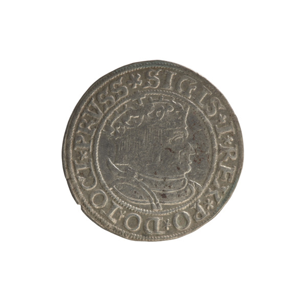 Prussian grosz, Sigismund I the Old (King of Poland; 1506–1548), 1534. Coin (Torun, Poland).