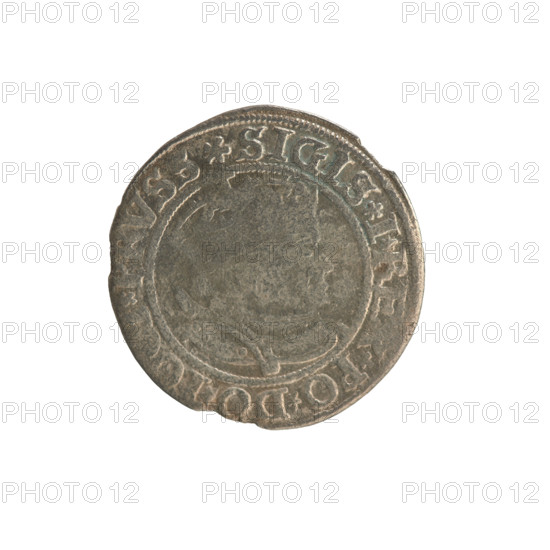 Prussian grosz, Sigismund I the Old (King of Poland; 1506–1548). Silver coin (grosz), 1534, Torun,
