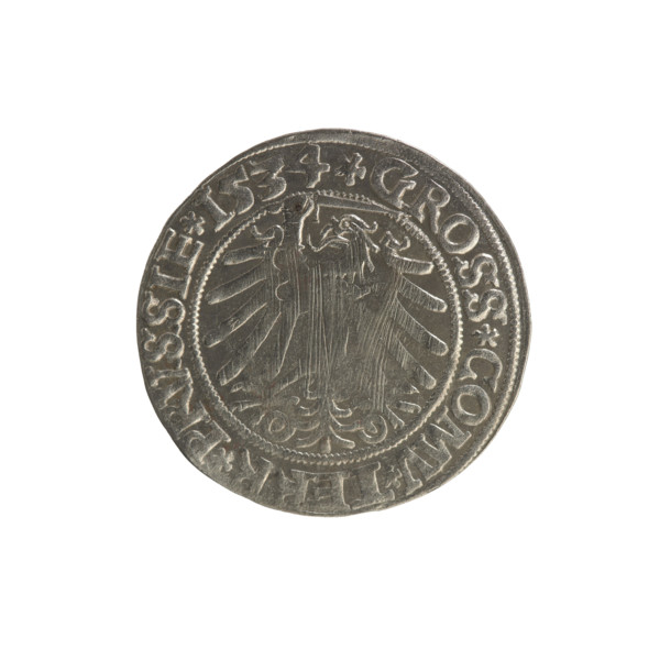 Prussian grosz, Sigismund I the Old (King of Poland; 1506–1548); Polish coin of the Jagiellonian