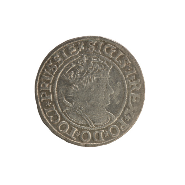Prussian grosz, Sigismund I the Old (King of Poland; 1506–1548). Polish coin (1534), Jagiellonian
