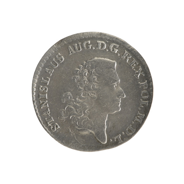 Gold crown coin, 1766. Obverse: head of Stanislaw August Poniatowski, inscription around the rim