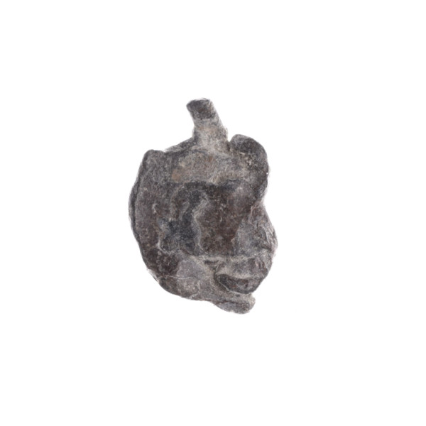Fragment of a double-sided Drohiczyn seal. On one side a cross with one arm ending in a triangle