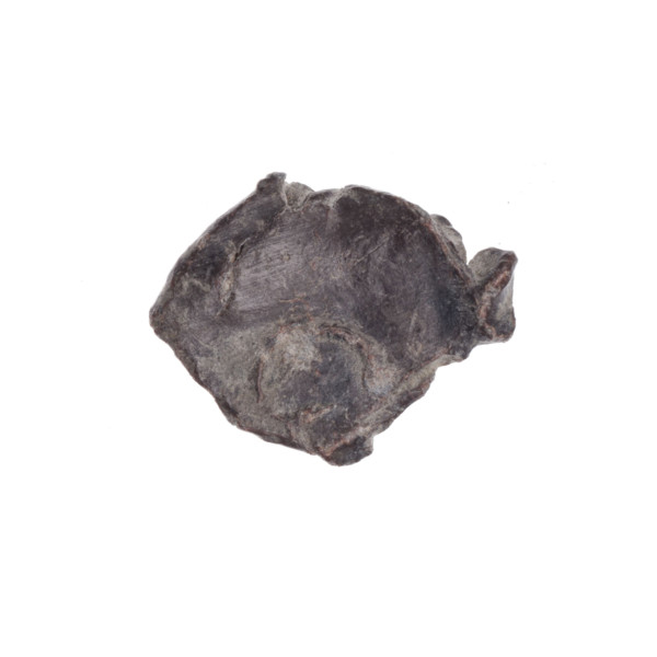 Fragment of a double-sided Drohiczyn seal. On one side, a cross with one arm ending in a triangle