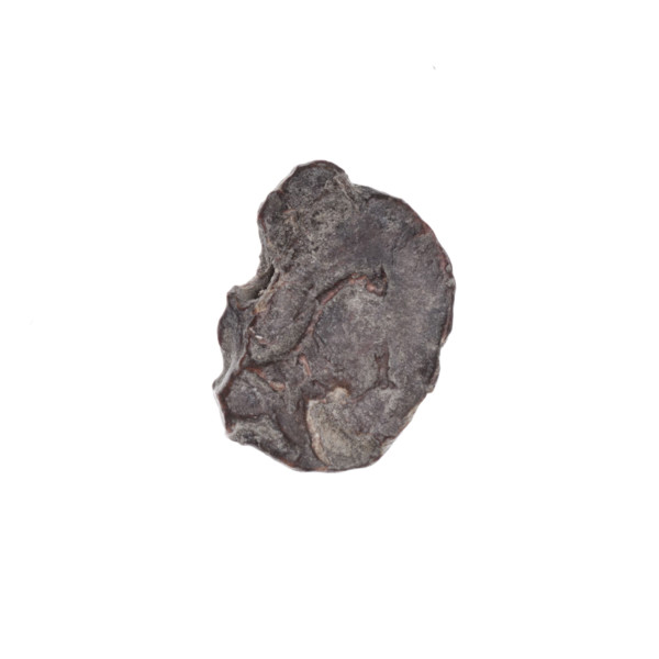 Drohiczyn seal — fragment of a double-sided seal. One side: a cross with one arm ending in a