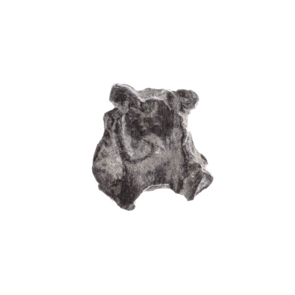Fragment of a double-sided Drohiczyn seal. On one side, a cross with one arm ending in a triangle