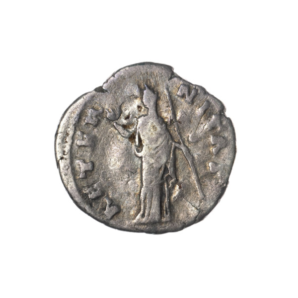 Denarius, posthumous issue for Faustina the Elder (98–141; Roman empress 138–141); issuer: