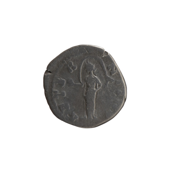 Denarius, posthumous issue of Faustina the Elder (98–141; Roman empress 138–141), issuer Antoninus