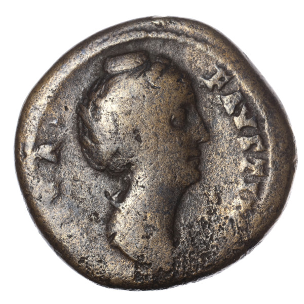 Sestertius, posthumous issue for Faustina the Elder (98–141; Roman empress 138–141), struck under