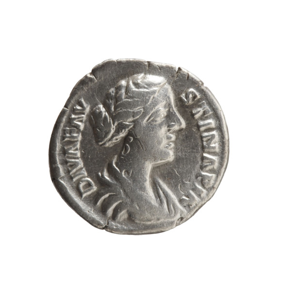 Denarius, Faustina the Younger (ca. 130–176; Roman empress 161–176) (posthumous). Issuer: Marcus