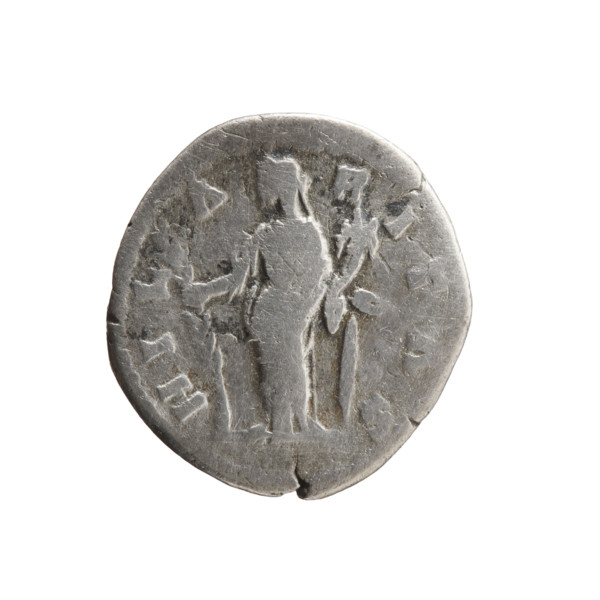 Denarius of Faustina the Younger (ca. 130–176), Roman empress 161–176; issuer Marcus Aurelius