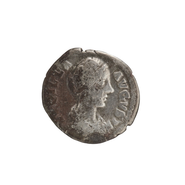 Denarius of Lucilla (149–182), Roman empress (164–169), issued under Lucius Verus (130–169; emperor