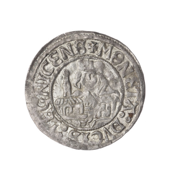 grosz, Frederick II (Duke of Brzeg-Legnica; 1480–1547), Jadwiga of Silesia (St.; 1174–1243),