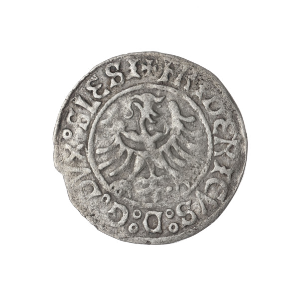 Frederick II (Duke of Brzeg-Legnica; 1480–1547) and Saint Jadwiga of Silesia (1174–1243) depicted;